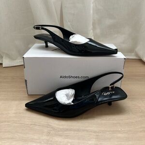 Aldo Lennoxie Black Kitten Heel